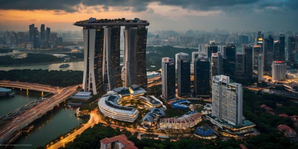 Signapore city landscape Signapore city landscape